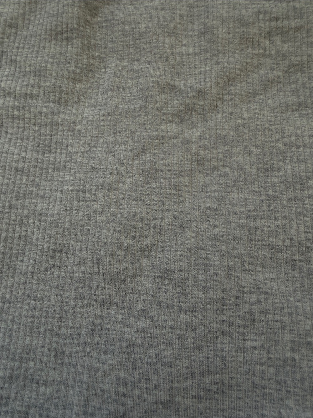 Athleta Light Gray Ribbed Racerback Tank - Picture 3 of 5